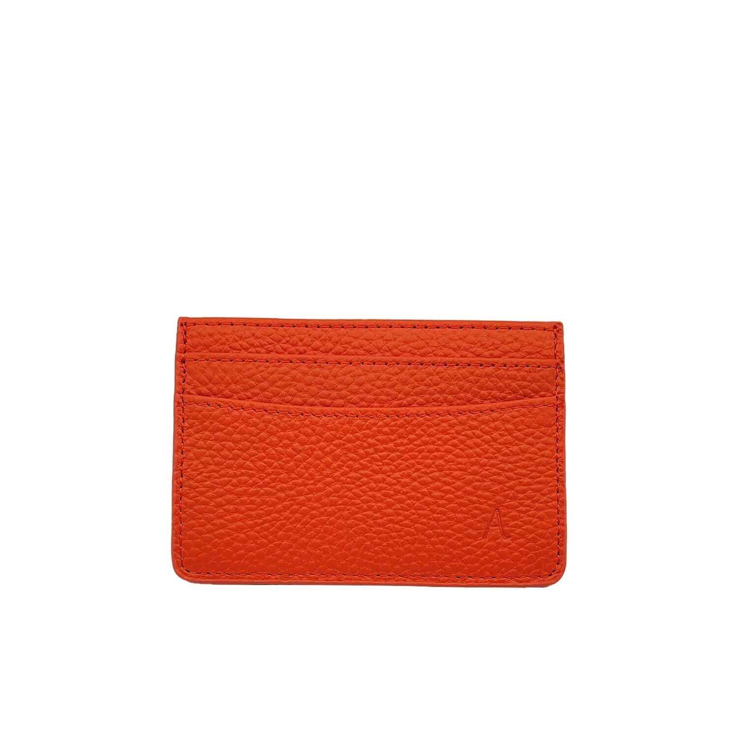 4536 Leather 3Pocket Wallet Slim Card Holder Leather Card Holder